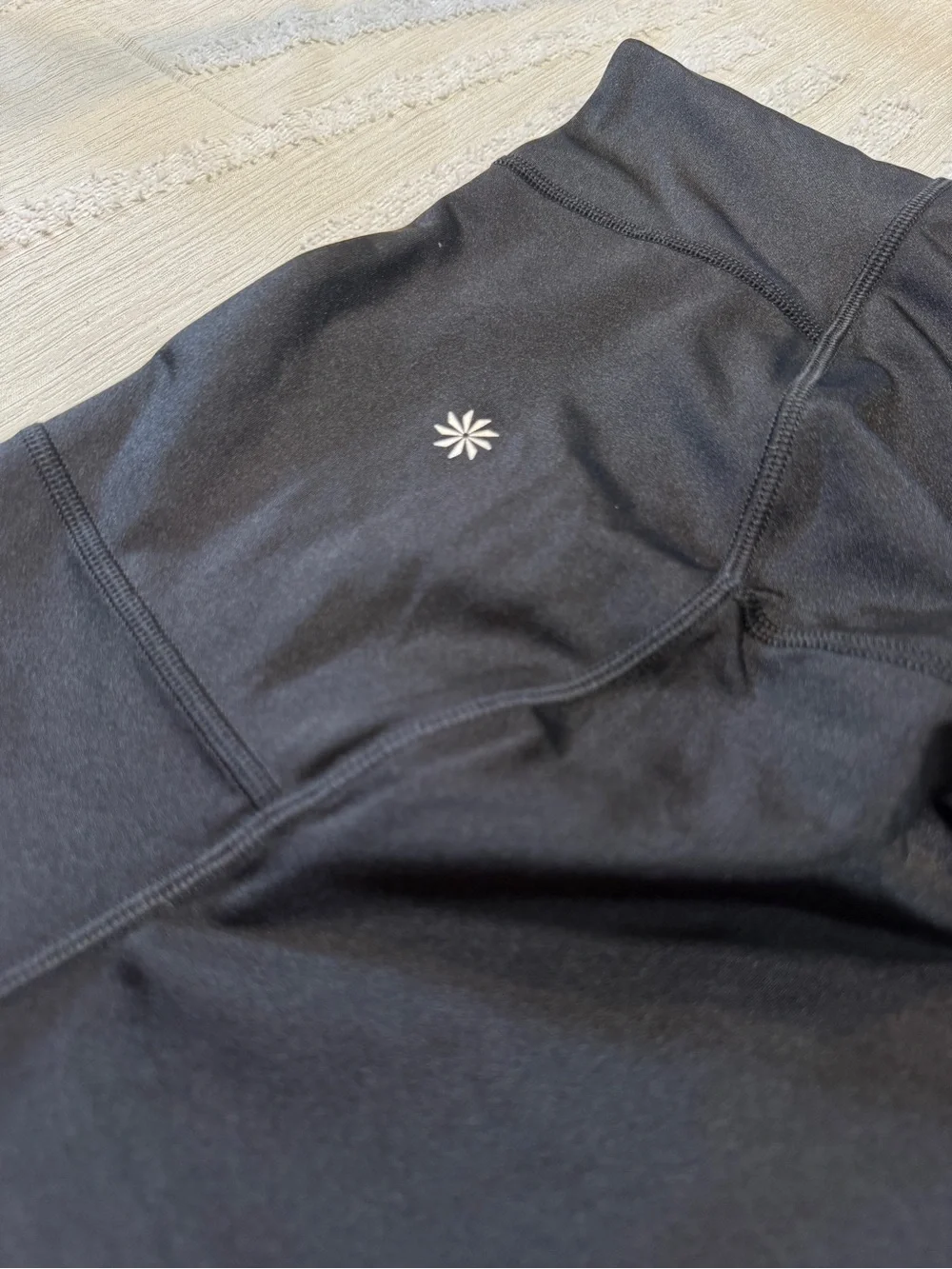 Athleta Elation Sheen Tight 7/8 Leggings Black Small Petite